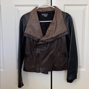 Women’s Vince Brown Leather Jacket